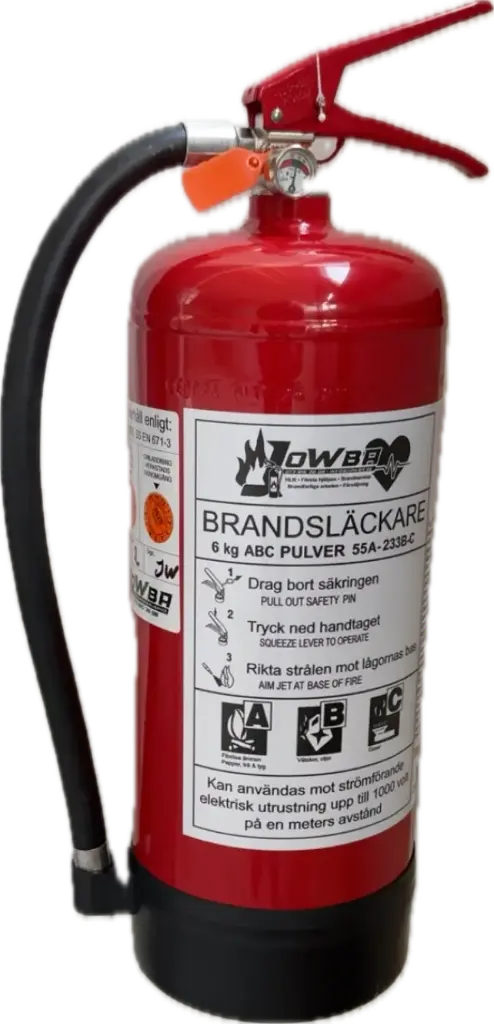 Brandsläckare 6kg 55A 233BC